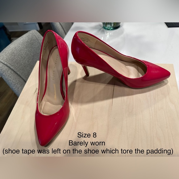 Kelly & Katie Hot pink High heeled shoes with padding - Picture 2 of 2